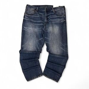 American Eagle NWT Men's Baggy Flex Jeans Medium Wash 40x32